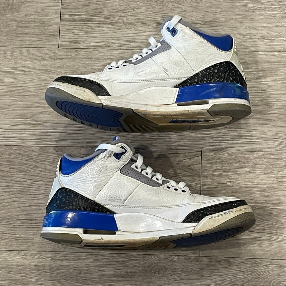 Nike Air Jordan 3 Sneakers Mens Size 8.5 Back to School Retro Shoes Streetwear